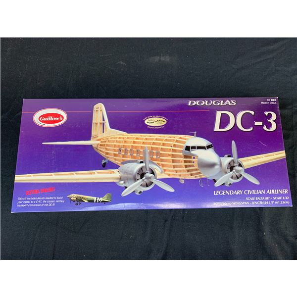 Guillow's Douglas DC-3 Model Kit 35.5" Wingspan