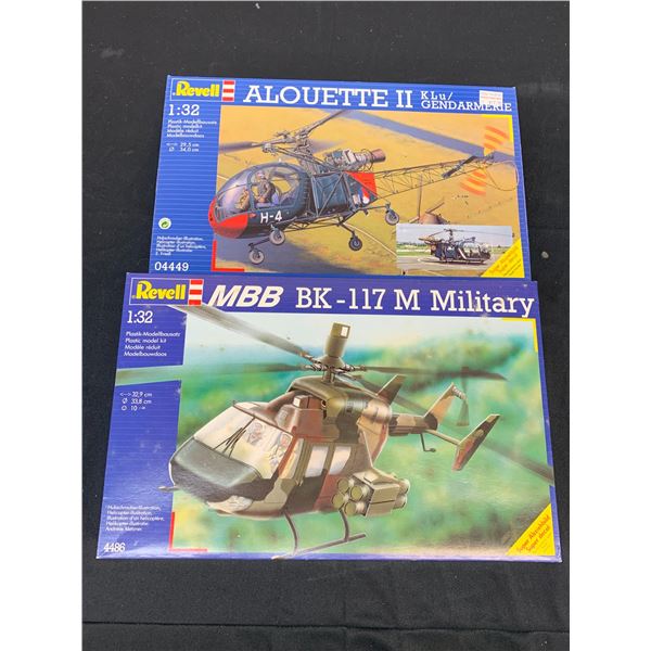 Lot of 2 Revell 1/32 Scale Model Kits #4486 and #04449