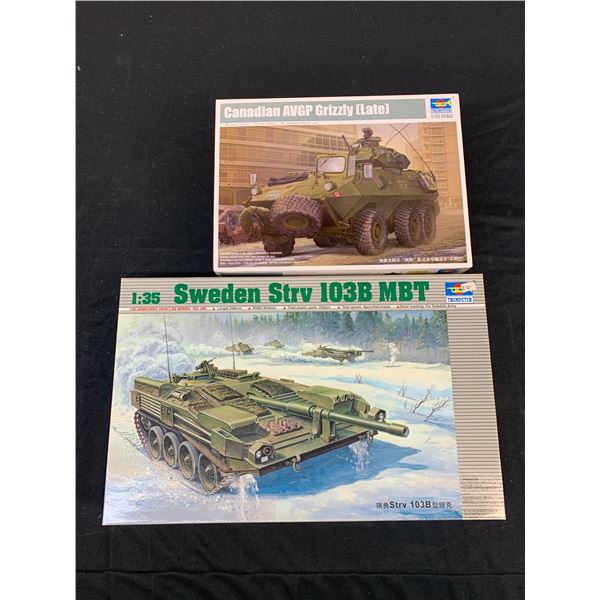 Lot of 2 Trumpeter 1/35 Scale Model Kits #00309 and #01505