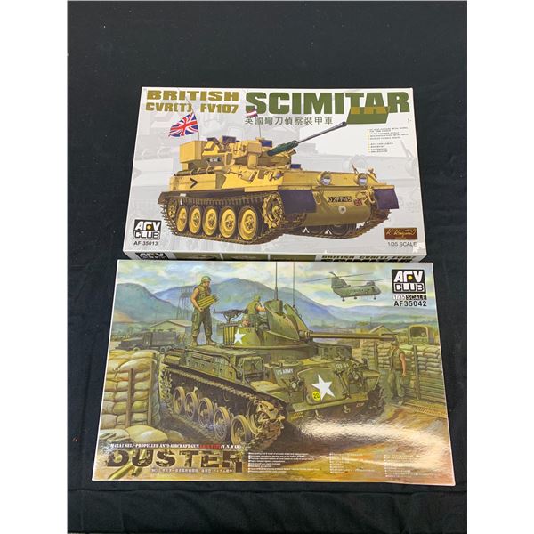 Lot of 2 AFV Club 1/35 Scale Model Kits #AF35042 and #35013