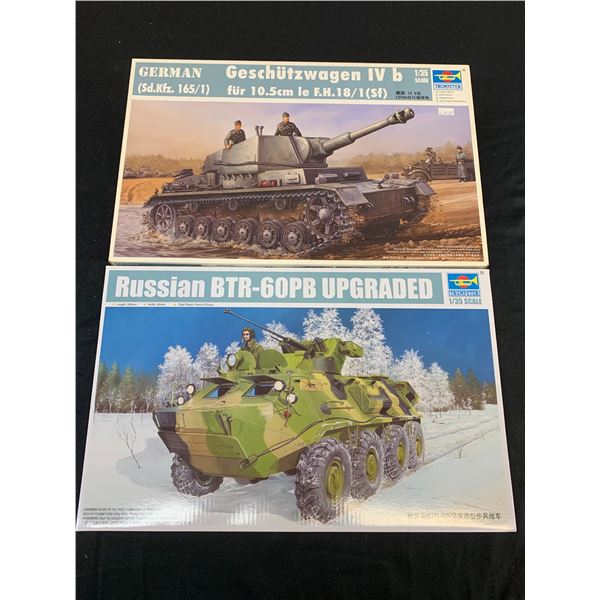Lot of 2 Trumpeter 1/35 Scale Model Kits #01545 and #00374