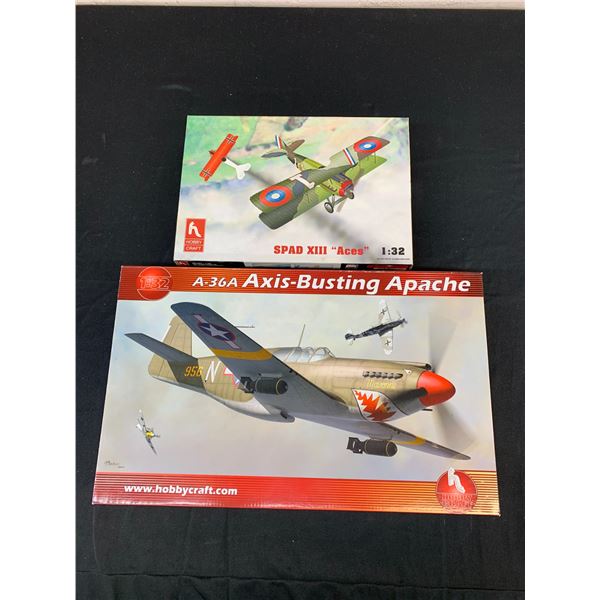 Lot of 2 Hobby Craft 1/32 Scale Model Kits #HC1710 and #HC1687