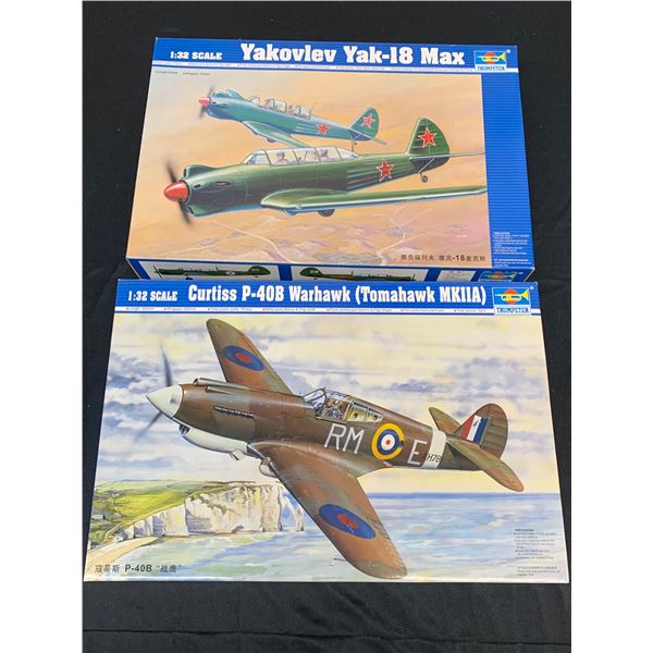 Lot of 2 Trumpeter 1/32 Scale Model Kits #02228 and #02213