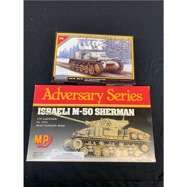 Lot of 2 Model Kits Adversary Series MP #10101 1/35 and Tristar #35019
