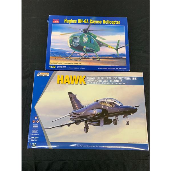Lot of 2 Kinetic Model Kits 1/32 #K3206 and Kitech 1/32 #08M-3006
