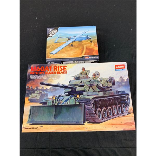 Lot of 2 Academy Hobby Model Kits 1/35 Scale #1390 and #12117