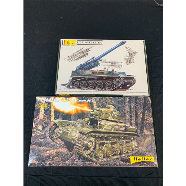 Lot of 2 Heller 1/35 Scale Model Kits #81133 and #81151