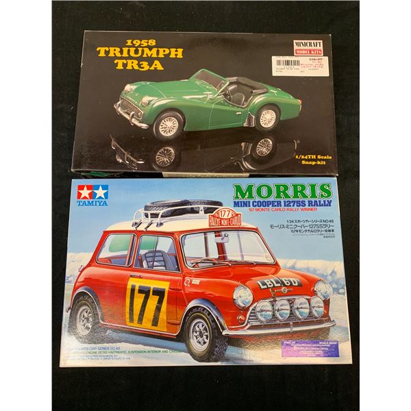 Lot of 2 Model Kits 1/24 Scale Tamiya #24048 and Minicraft #11203