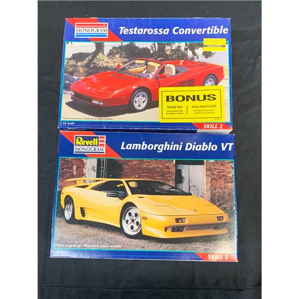 Lot of 2 Revell Monogram Model Kits 1/24 Scale  #85-6358 and #2782