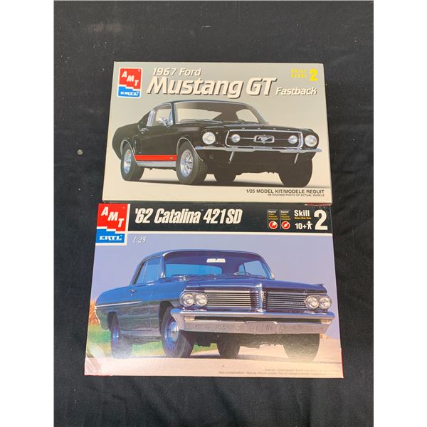 Lot of 2 AMT Model Kits 1/25 Scale #6134 and #6631