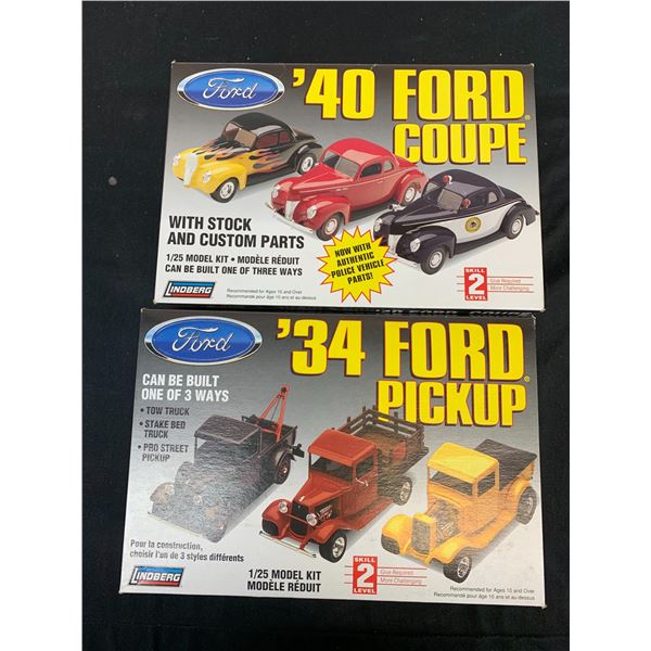Lot of 2 Lindberg Model Kits 1/25 Scale #72157 and #72159