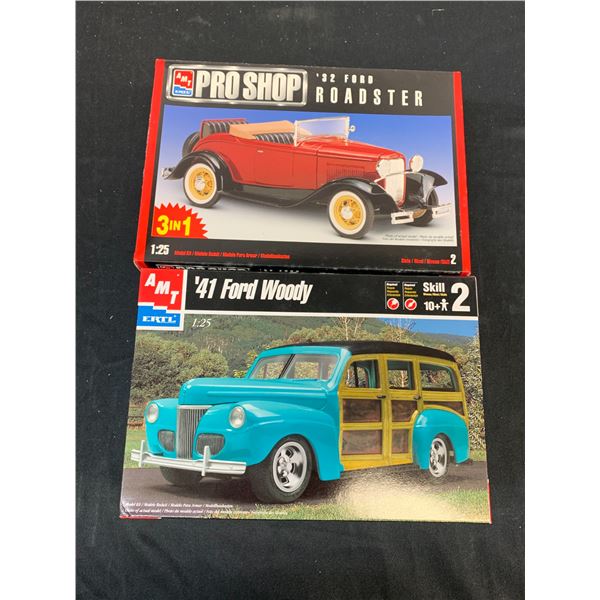Lot of 2 AMT Model Kits 1/25 Scale #30052 and #8351