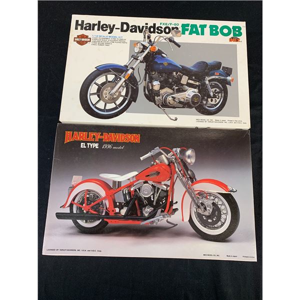 Lot of 2 Harley Davidson 1/12 Scale #466 and #454