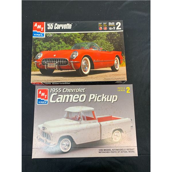 Lot of 2 Model Kits AMT 1/25 Scale  #6053 and #6210
