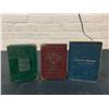 Image 1 : Lot of 3 Book Coin Banks 5"