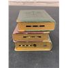 Image 3 : Lot of 3 Book Coin Banks 5"