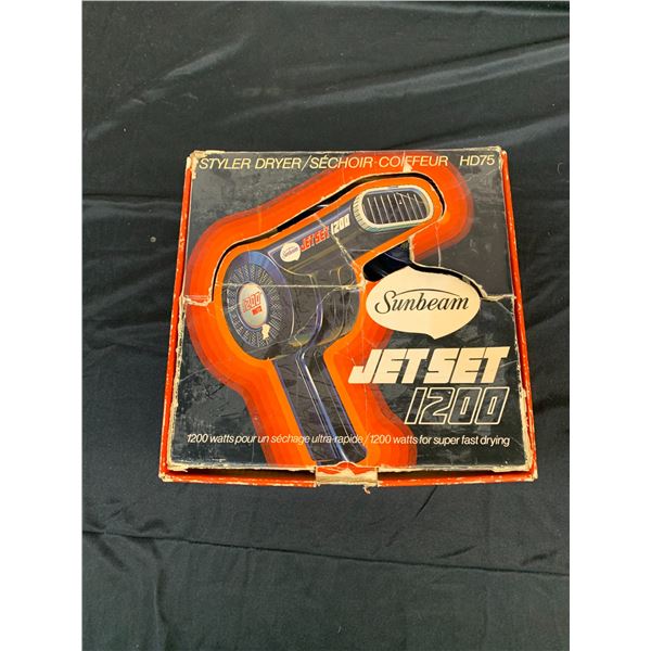 Sun Beam Jet Set 1200 Hair Dryer w box