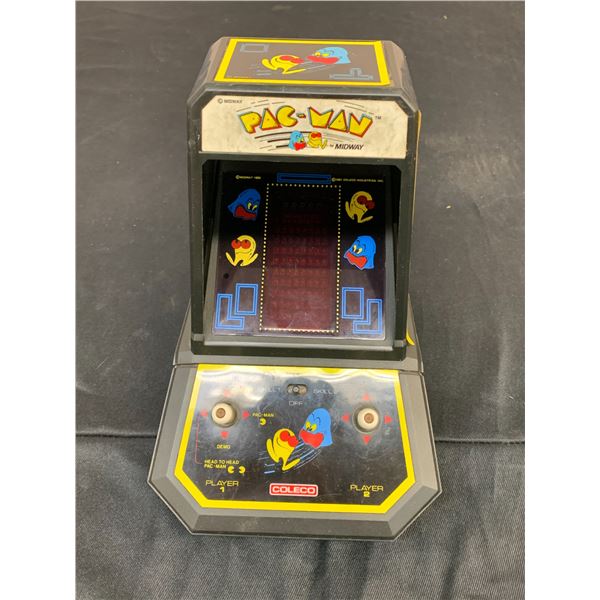 Vintage Pac-Man Tabletop Arcade Game 1981 Coleco