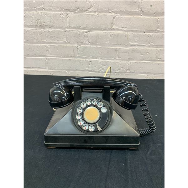 Vintage Black Northern Electric Rotary Telephone