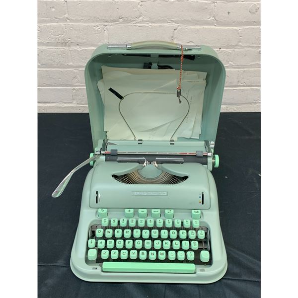 Hermes 3000 Mint Green Typewriter