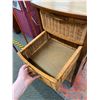 Image 4 : 5 Drawer Wicker Rattan Storage Drawers