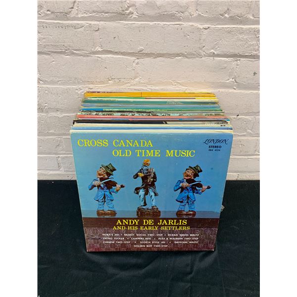 Lot of 40 Vinyl Records LPS Mostly Country / Easy Listening / Ukrainian & Polka