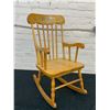 Image 1 : Vintage Wooden Childrens Rocking Chair
