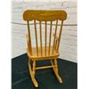 Image 3 : Vintage Wooden Childrens Rocking Chair
