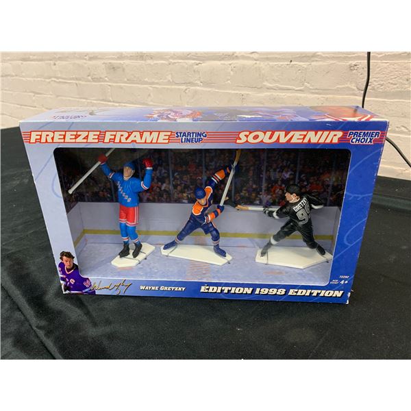 Starting Lineup Freeze Frame Souvenir 1998 Edition Hockey Figurines Wayne Gretzky