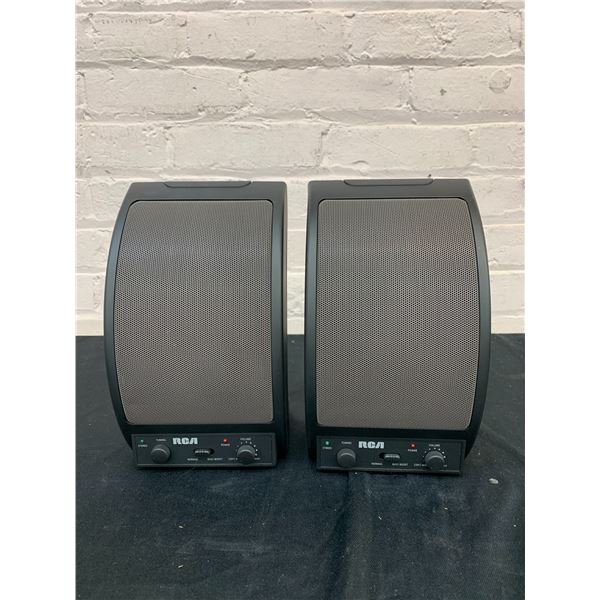 RCA WSP 150 Bookshelf Speakers