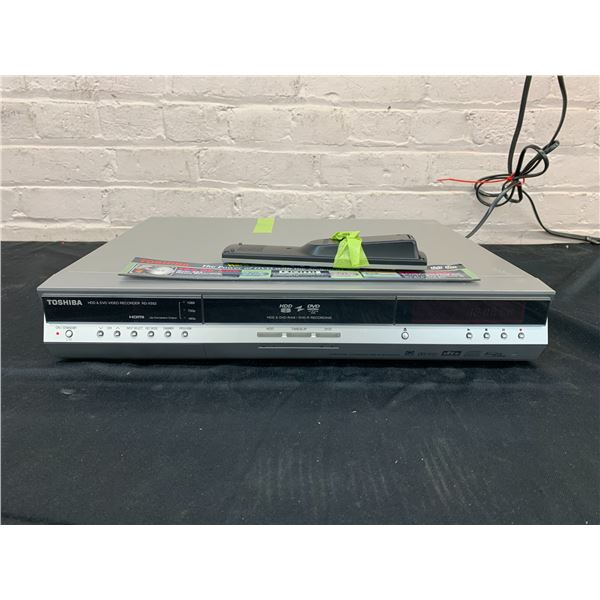 Toshiba HD and DVD Recorder RD-XS52