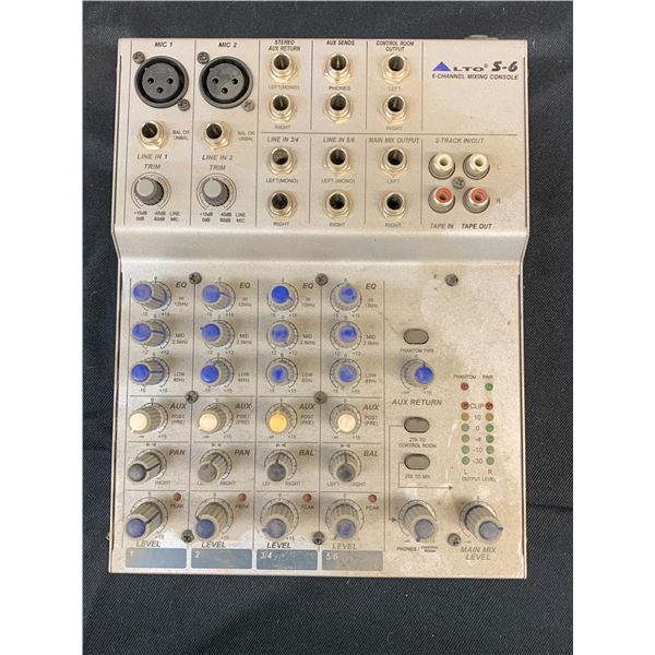 LTO S-6 6-Channel Mixing Console Mixer