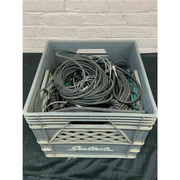 Crate of Cables / Audio Related Cables, XLR