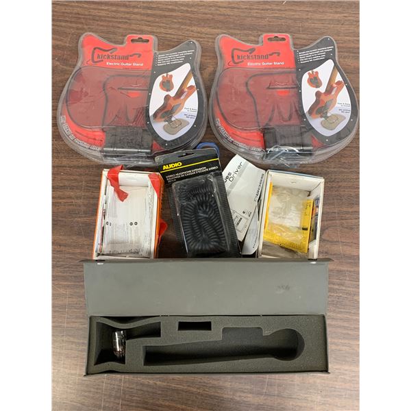 Electric Guitar Stands, Boxes