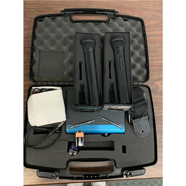 2 Wireless Microphones Dynamic Type A200's  & SHURE Transmitter