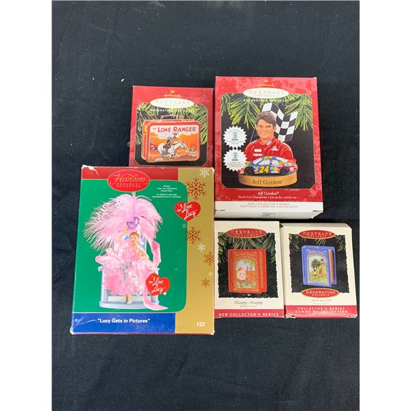 Lot of 5 Keepsake Christmas Ornaments