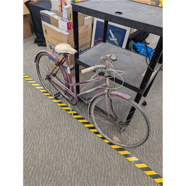 Vintage Universal Purple Ladies Cruiser Bicycle Parts/Restoration