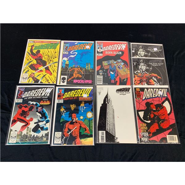 Lot of 9 Daredevil Comics