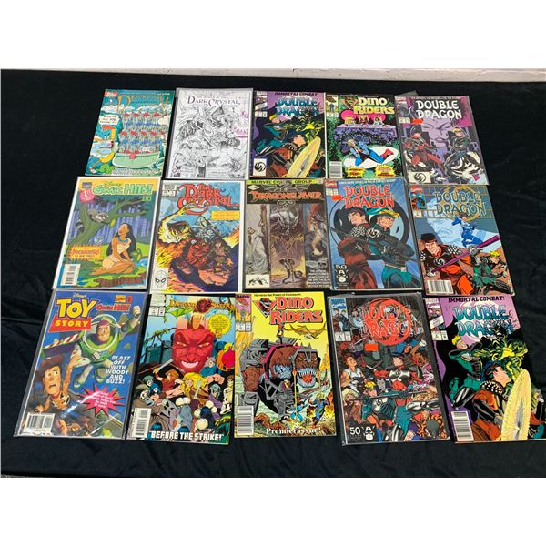 Lot of 15 Double Dragon Vintage Comic Books