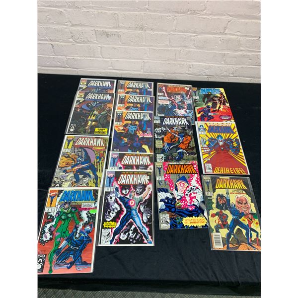 Lot of 15 Darkhawk Vintage Comics
