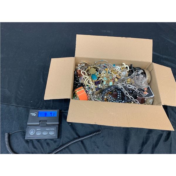 9lb Box of Unsorted Costume Jewellery