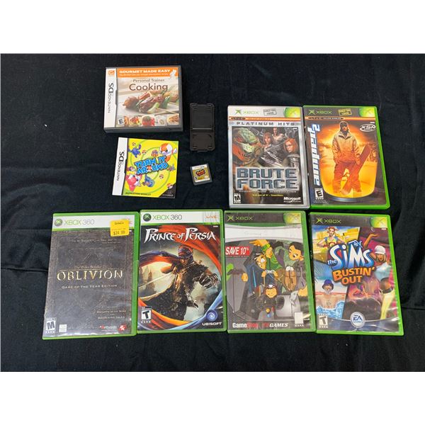 8 Misc Video Games Nintendo DS, Xbox, Xbox 360