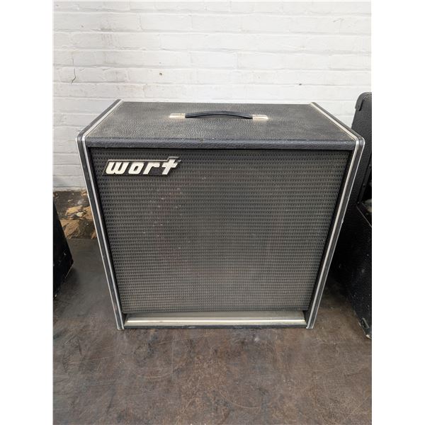 Vintage Wort 15" Bass Speaker Cabinet Winnipeg Manitoba Canada