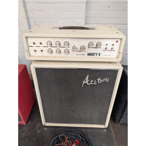 Vintage Ace Tone Mighty 5 Tube Amp and Cabinet