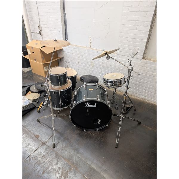 Pearl Export Series Drum Set with some extra parts and pieces