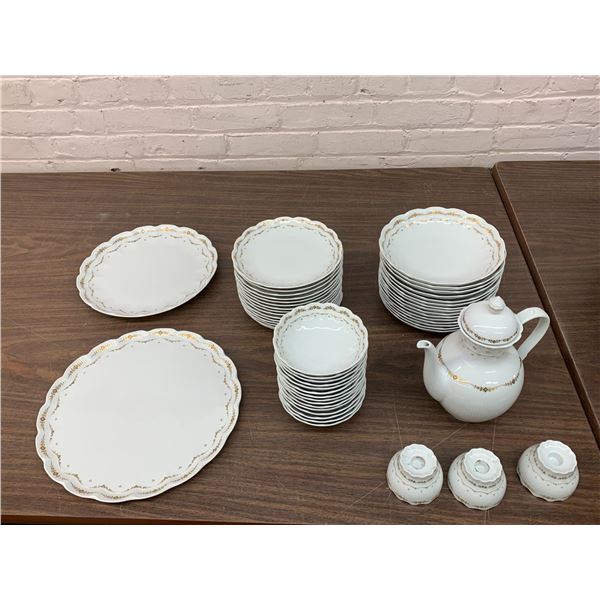51pcs of Kaiser West Germany Romantica 'Monte Carlo' Plates, Coffee Pot Fine Bone China