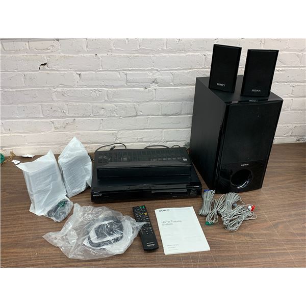 SONY Home Theatre Surround Sound Speaker System, STR-KS360 Receiver, Subwoofer, Left Right Center