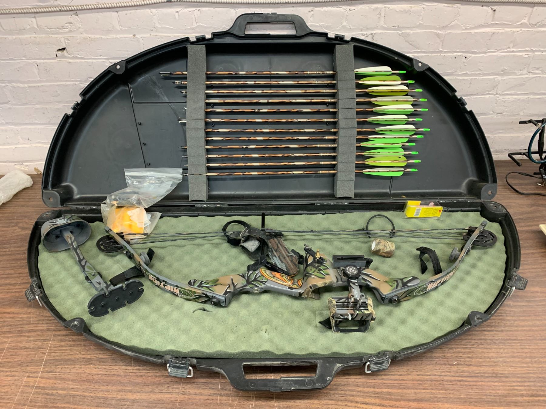 Proline Riptide Carbon Hunting Compound Bow w Easton XX78 Arrows ...