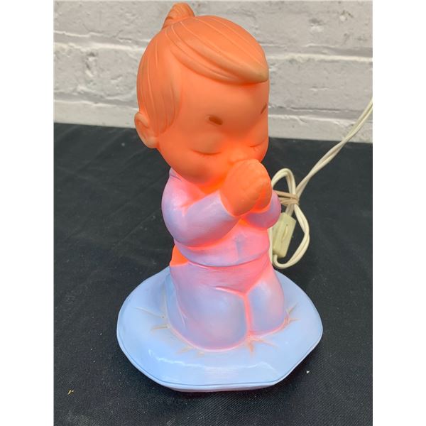 Vintage Rubber Baby Night Light *works* 7.5"