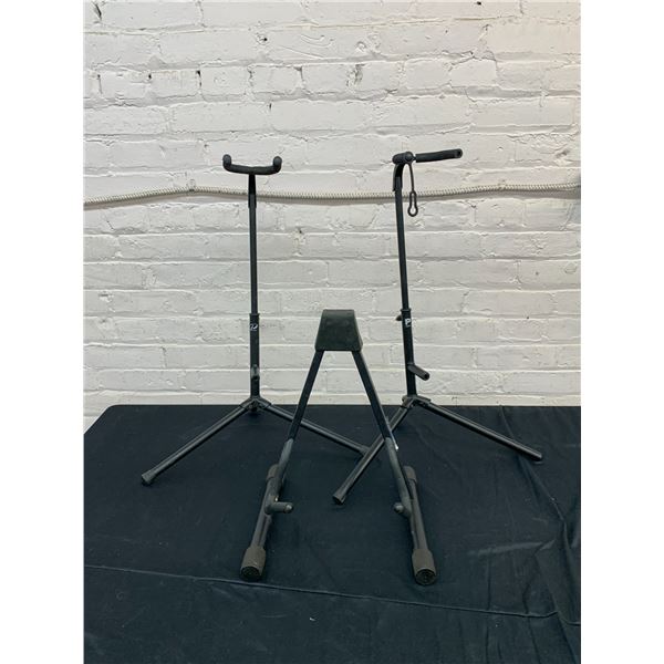 Lot of 3 Guitar Stands